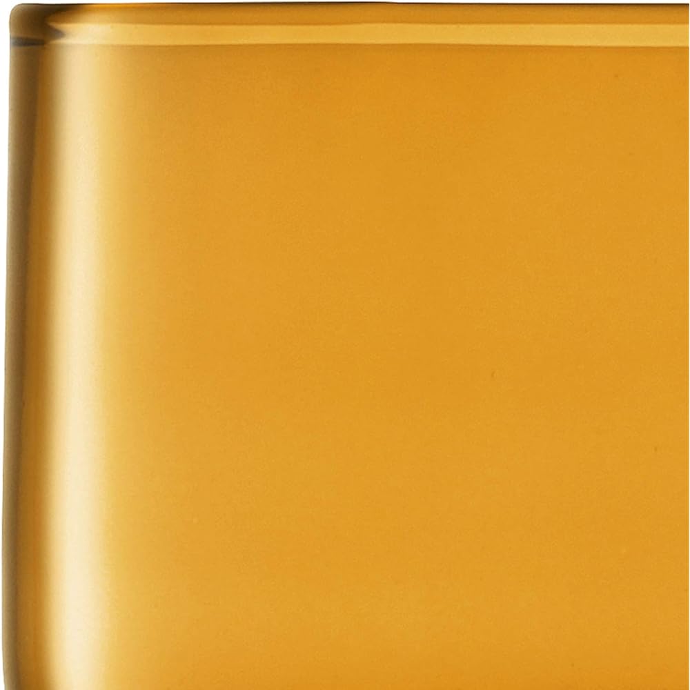 LSA Flower Base Amber W11xD11xH22cm LSA LUT90, G1552-22-835