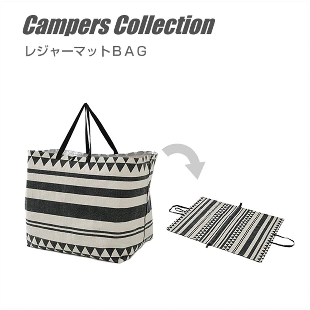 [Campers Collection Yamazen] Leisure Mat BAG CLMB-01 Beige Width 93 x Depth 140cm