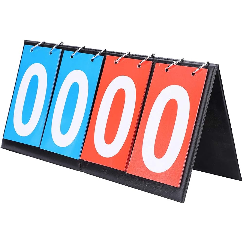 Basketball Scoreboard Plastic + Metal Material Scoreboard Waterproof Suitable for Soccer