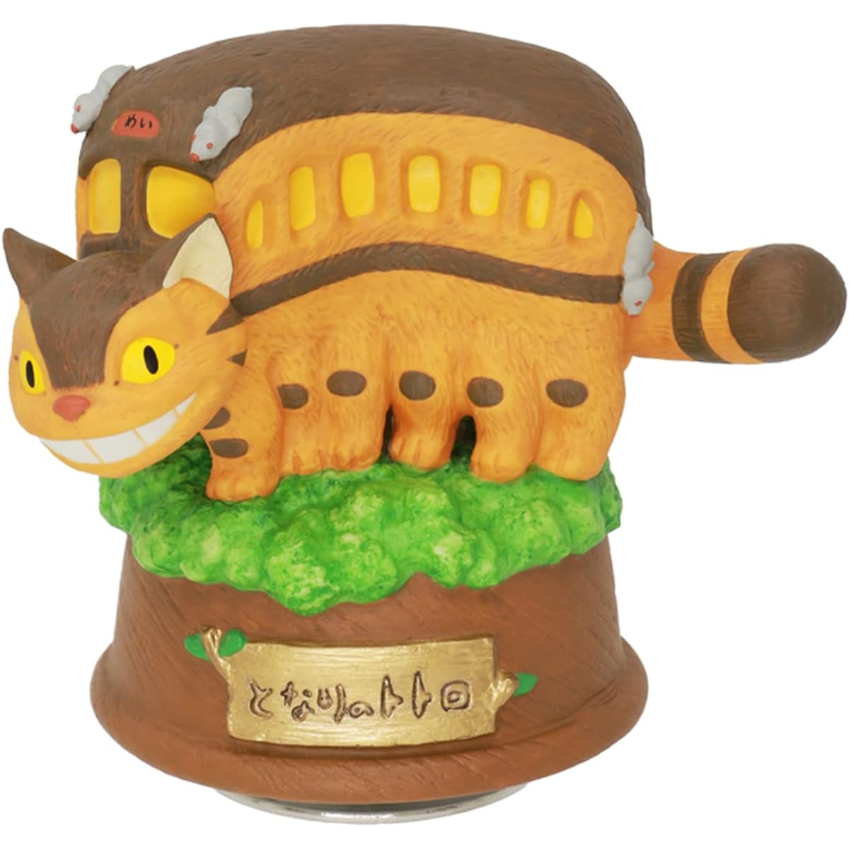 Sekiguchi Studio Ghibli My Neighbor Totoro Porcelain Music Box Cat Bus on the Tree 403554 One Size