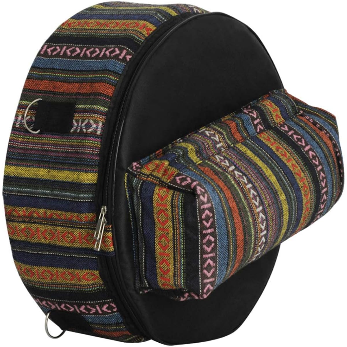 Tambourine Carry Case Snare Drum Storage Bag Drum Bag Backpack Carry Case Shoulder Bag External Pocket Percussion Instrument Accessories Snare Drum Handheld Bag Padded Snare Bag