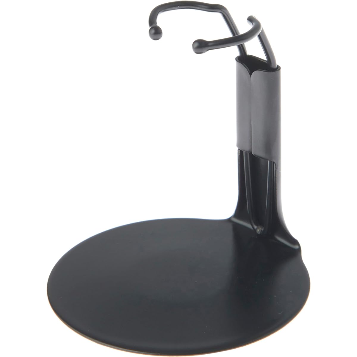 Plymor DSP-20B Black Adjustable Action Figure Stand Fits 3.75" and 4" Action Figures, 0.75"-1" Waist Width, 2.5"-3" Circumference, Pack of 12