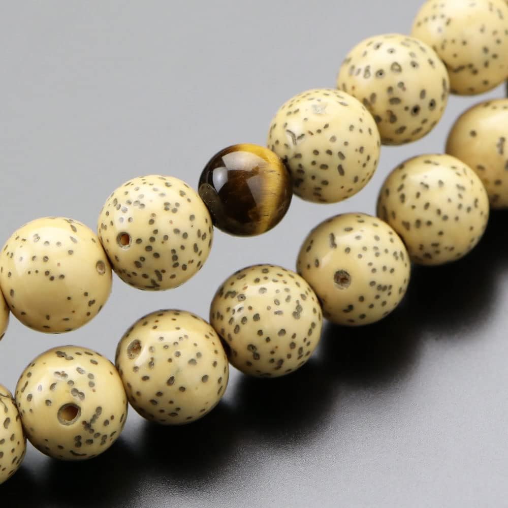 ≪Special Price≫ Nenju.com Shingon Buddhist Prayer Beads for Men Shakuni Star Moon Bodhi Tree Tiger Eye Stone Bontenbo [Regular Prayer Beads Kyoto Prayer Beads Kyoto 108 Beads Tiger Eye Stone Tiger Eye Shaka 2 Mount Koya Funeral Memorial Service My Prayer