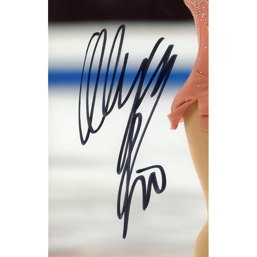 Alisa Ryu autographed poster, authenticated by Beckett, Seed Stars certificate, Mao Asada, Yuzuru Hanyu, ice skating, Mei-ken Liu