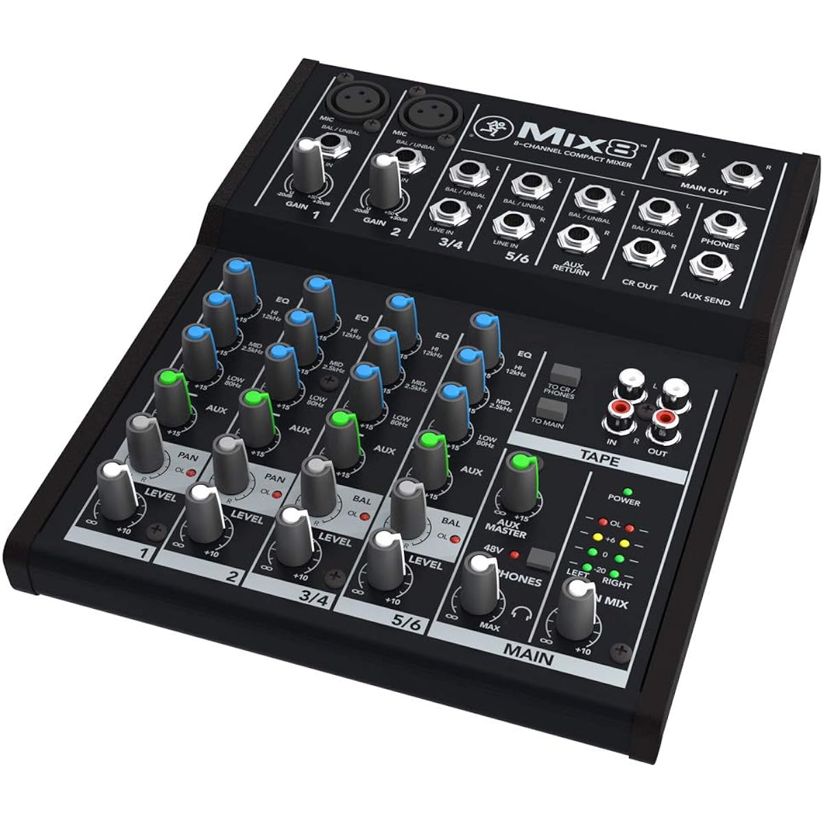 MACKIE Analog Mixer MIX8 Analog Mixer Compact