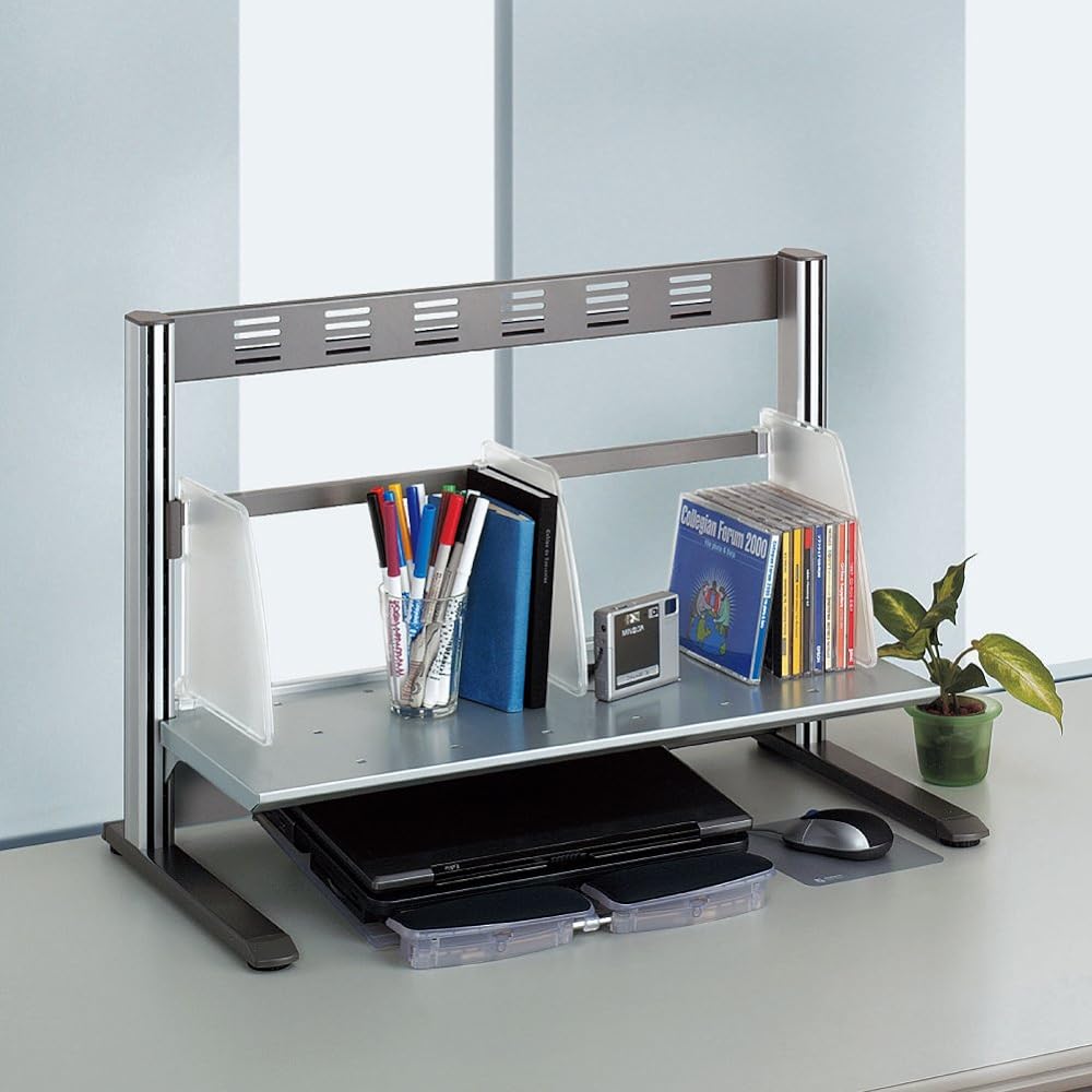 KOKUYO desk shelf silver EAS-DSF6003NC