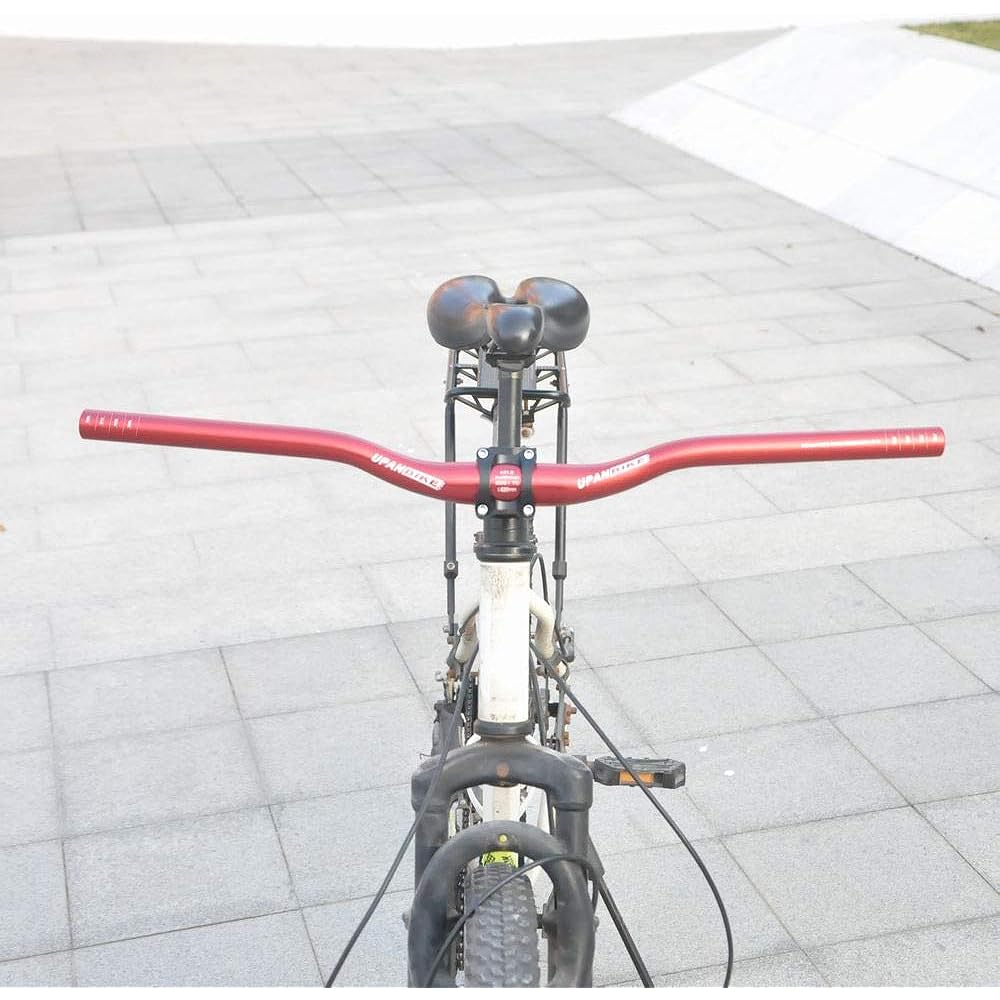 UPANBIKE Mountain Bike Road Bike Bicycle Handlebar 31.8mm 620mm Riser Bar (Red)