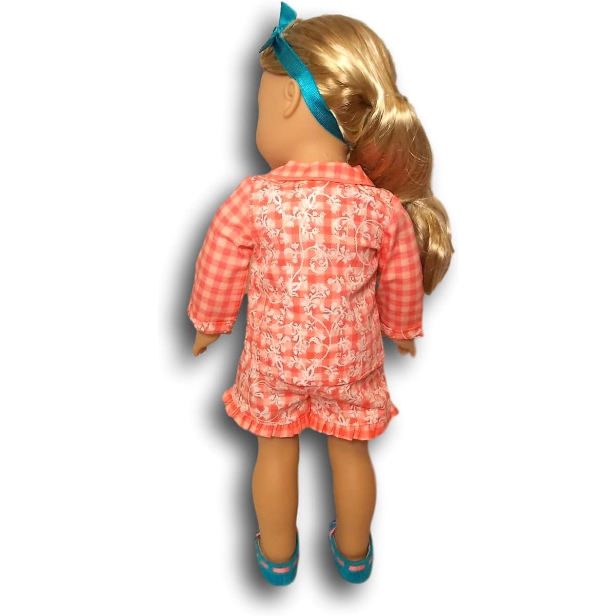American Girl Tenney's Gingham Pajamas for 18-inch Dolls