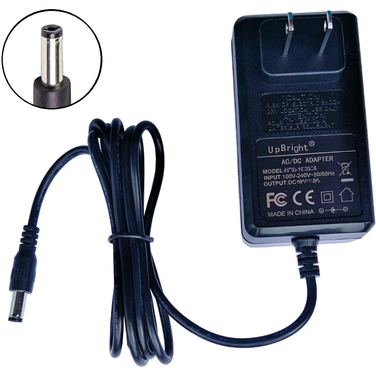 UpBright 12V AC/DC Adapter Compatible with Lorex BX1202500 LHV210800 LHV2000 LHV2104 LHV21041T FLIR M3108E-D ECO4 960H LH150 LH158000 LH034 DVR Security System CCTV Camera 12VDC 2 VDC .5A 30W Power Supply