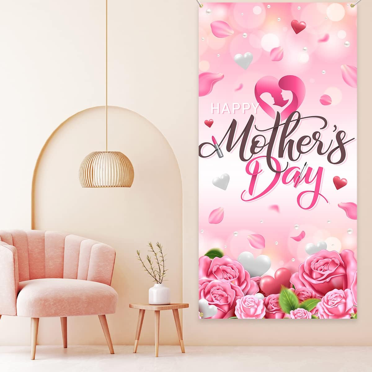 Mother's Day Door Cover Banner Decoration