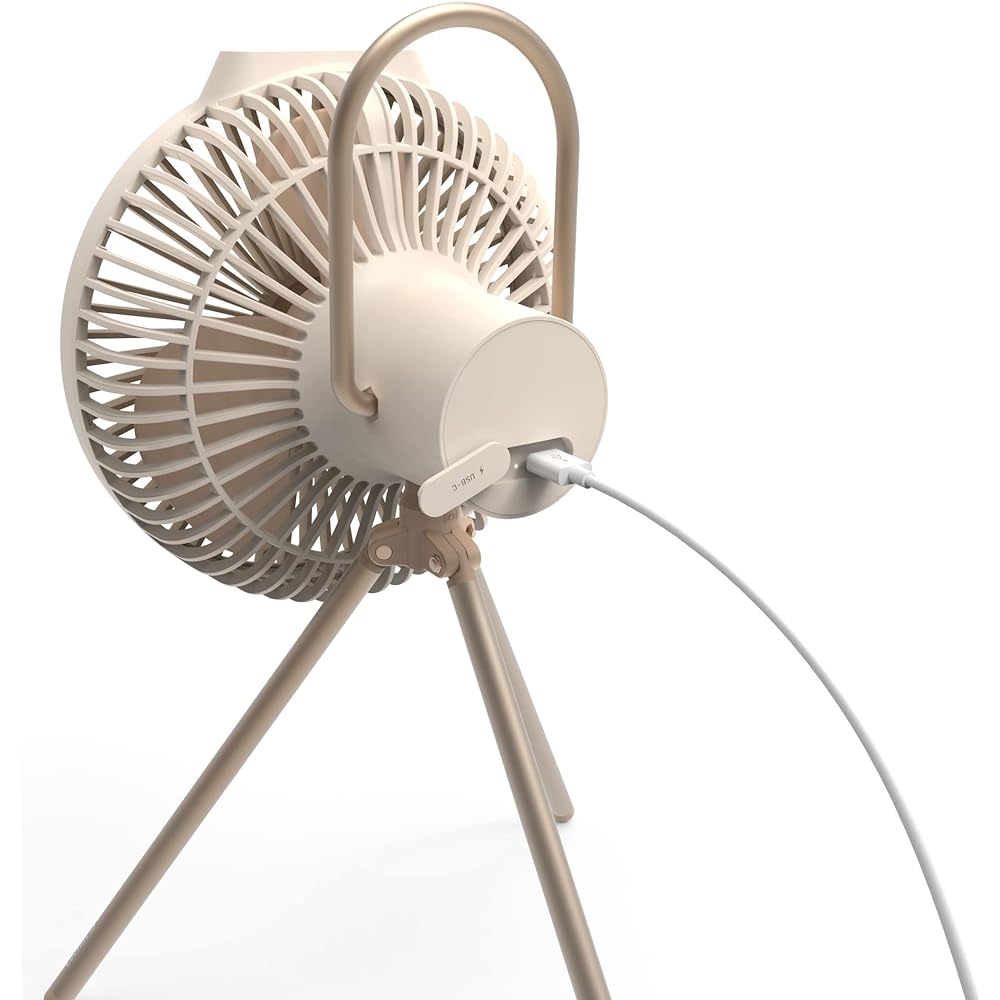 Prism Rechargeable Mobile Wireless Circulator CLAYMORE Fan V600+ Sand Beige CLFN-V610SB [Genuine Japanese Product]