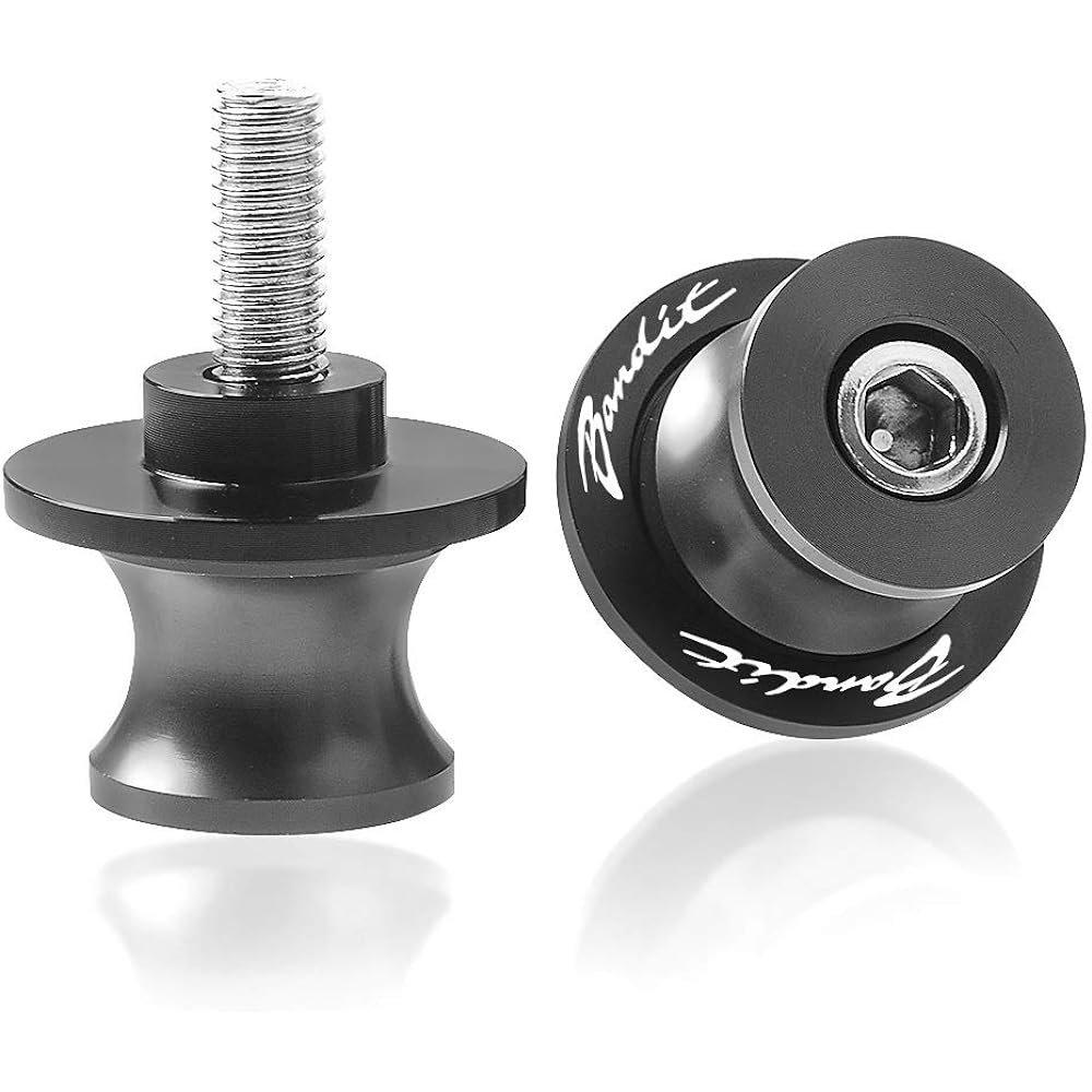 Motorcycle Swing Arm Spool Slider Motorcycle 8MM Stand Swing Arm Spool Slider Stand Screw Suzuki Bandit 1250 1200 250 400 600 600S 650 GSF650 (Color : Gray)