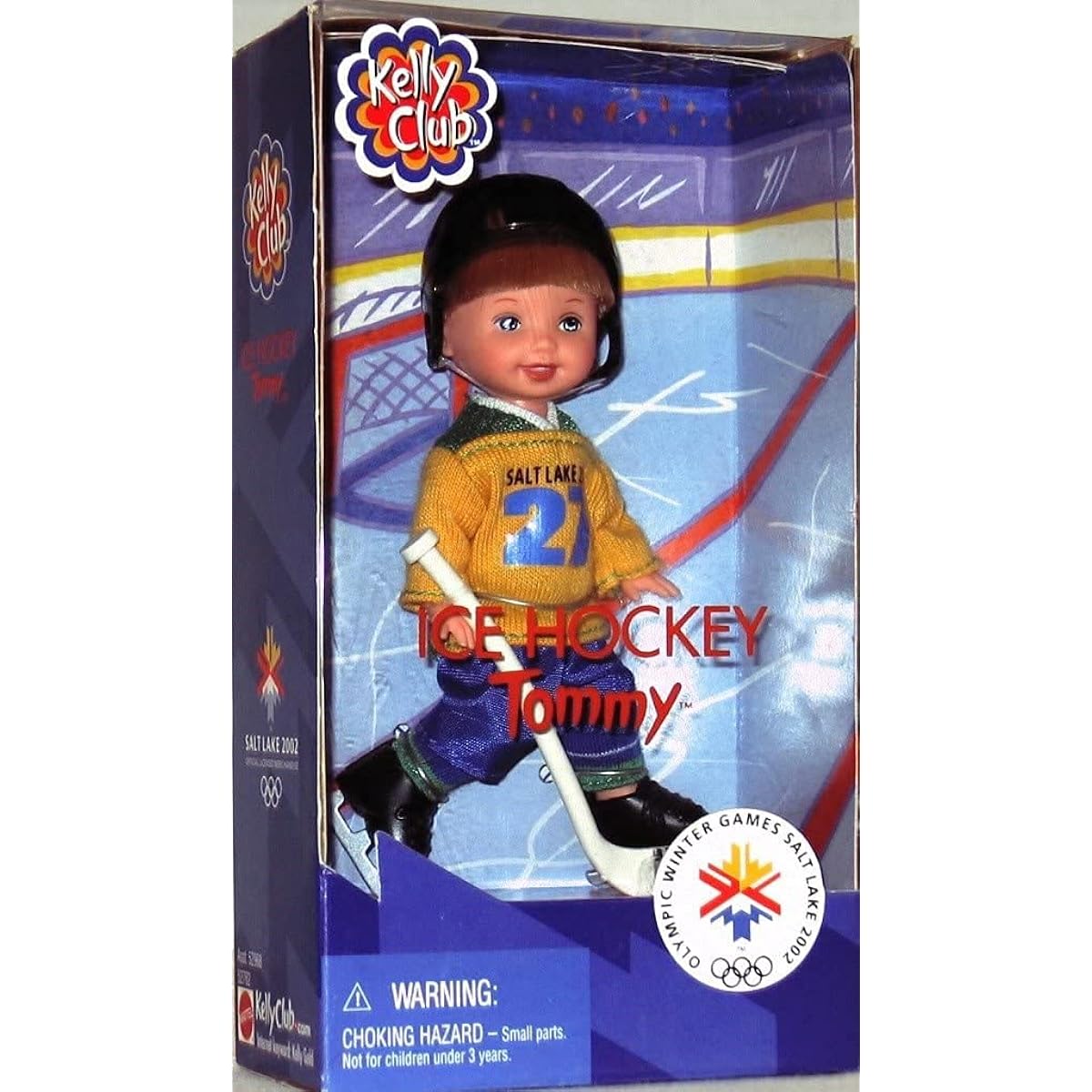 Barbie- Kelly Club Doll Ice Hockey Tommy 1997 Winter Olymic Games Salt Lake 2002
