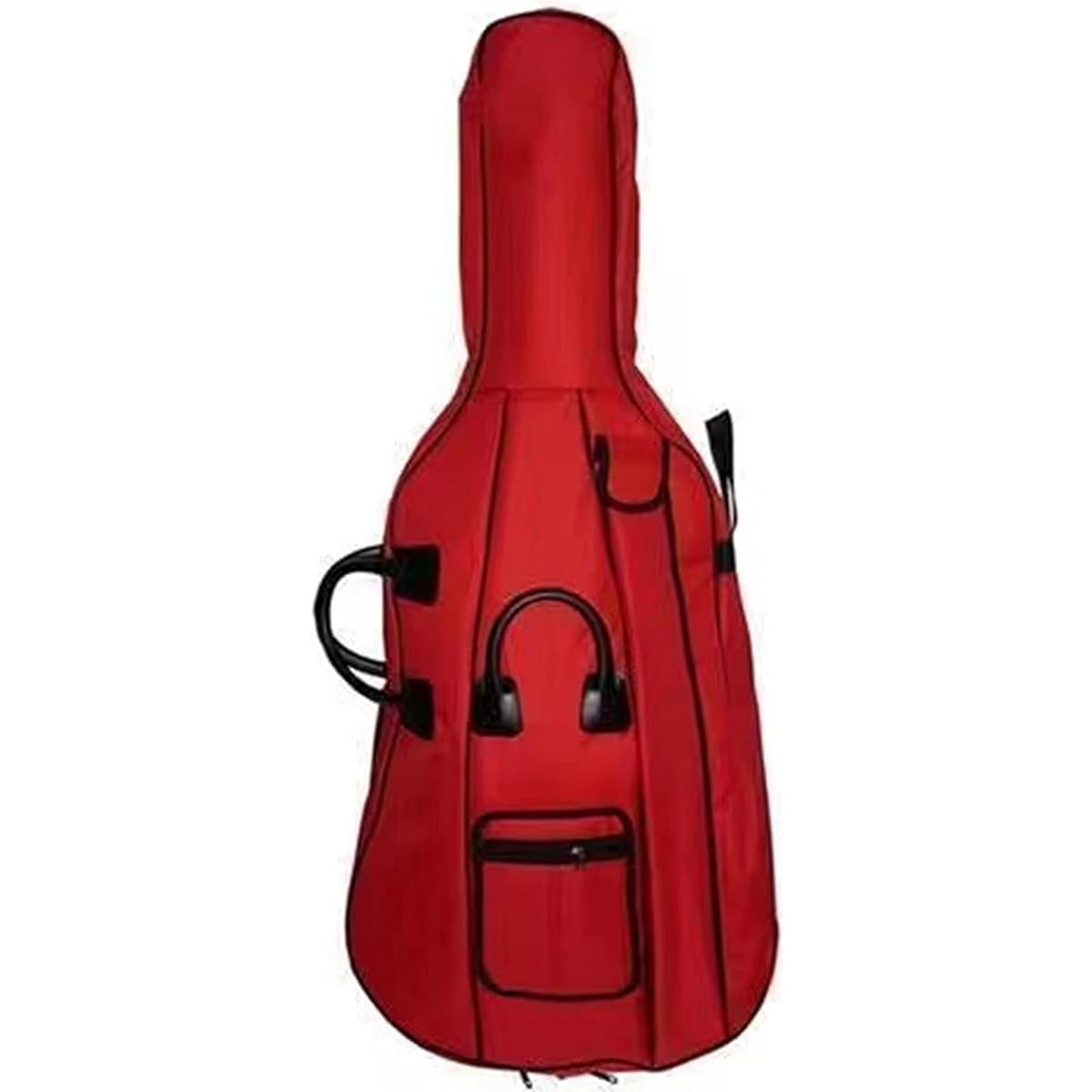 Cello Bag 4/4 Full Size Cello Case Cello Soft Case Travel Gig Bag Multiple Pockets and Adjustable Backpack with Strap 20mm Thick Padded Shoulder Piano Bag (D)