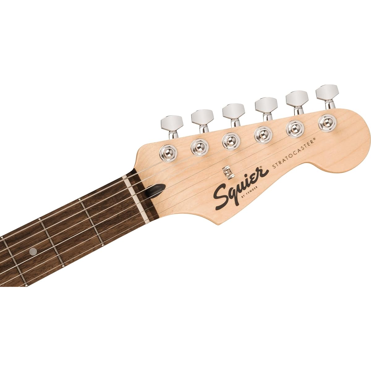 Fender Squier by Fender Squier Electric Guitar Squier Sonic™ Stratocaster® HT H, Laurel Fingerboard, Black Pickguard, Black with Soft Case