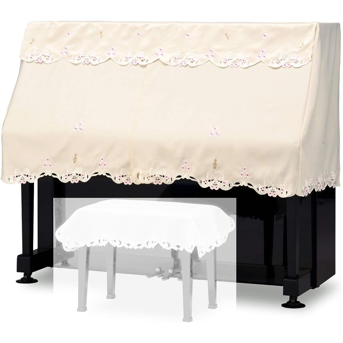 [Special edition with cloth UP] Piano cover (half cover) Yoshizawa PC-700MP (S/M size)