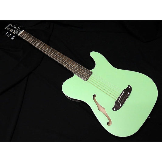 SCHECTER OL-FL SSG Oriental Line Schecter Thin Body Acoustic Guitar F Hole Electric Acoustic Satin Surf Green