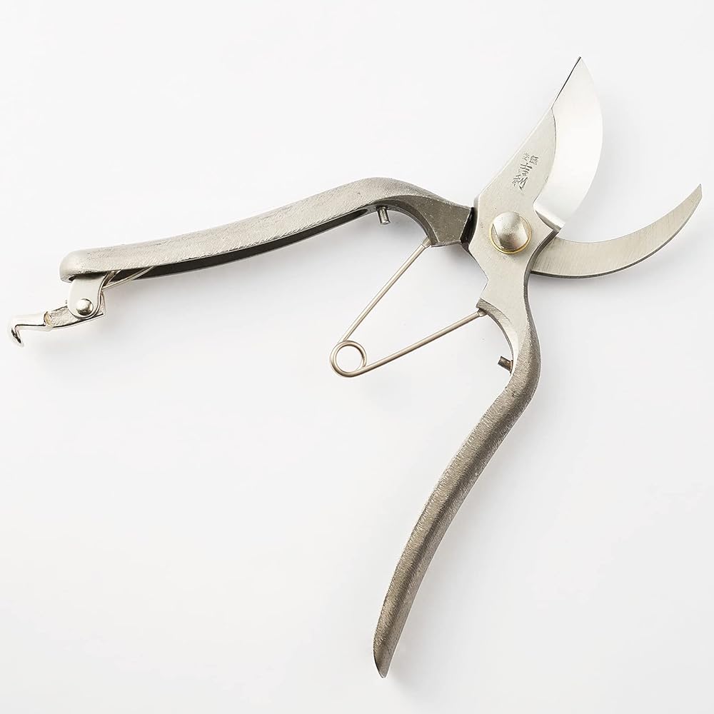 Geely Stainless Steel Pruning Shears, 200mm, Made in Japan, Made in Sanjo, Niigata Prefecture, High Quality, Professional Specification, Resistant to Tar, Shibu, and Rust, For Pruning Garden Trees and Fruit Trees, For Cutting the Stems of Fresh Flowers a