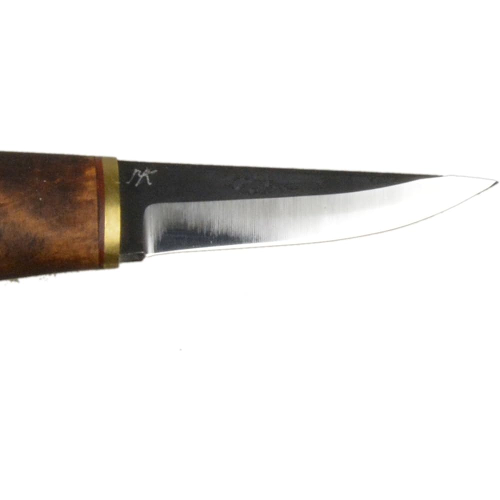 Nordic Scandinavian Outdoor Knife Kauhavampukopaya Moutvisa 80#207 Natural 03-01-paja-0008