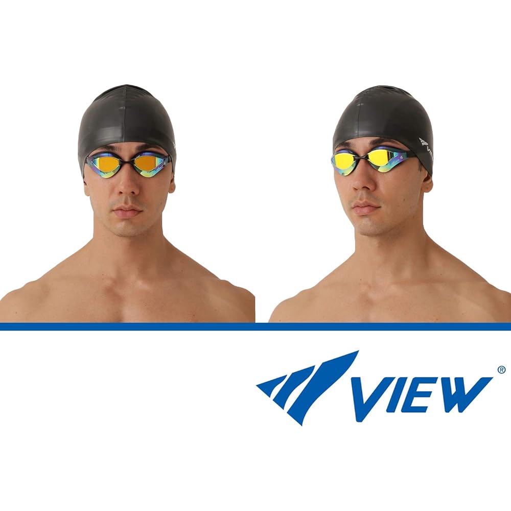 VIEW Competitive Swimming Goggles Blade ORCA Mirror Coating UV Protection Anti-Fog Coating V230SAMC