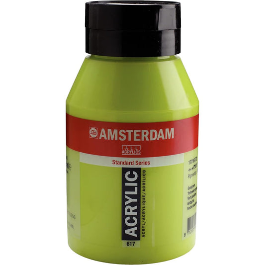 Amsterdam Standard Series Acrylic Jar 1000ml Yellow Green 617 (17716172)