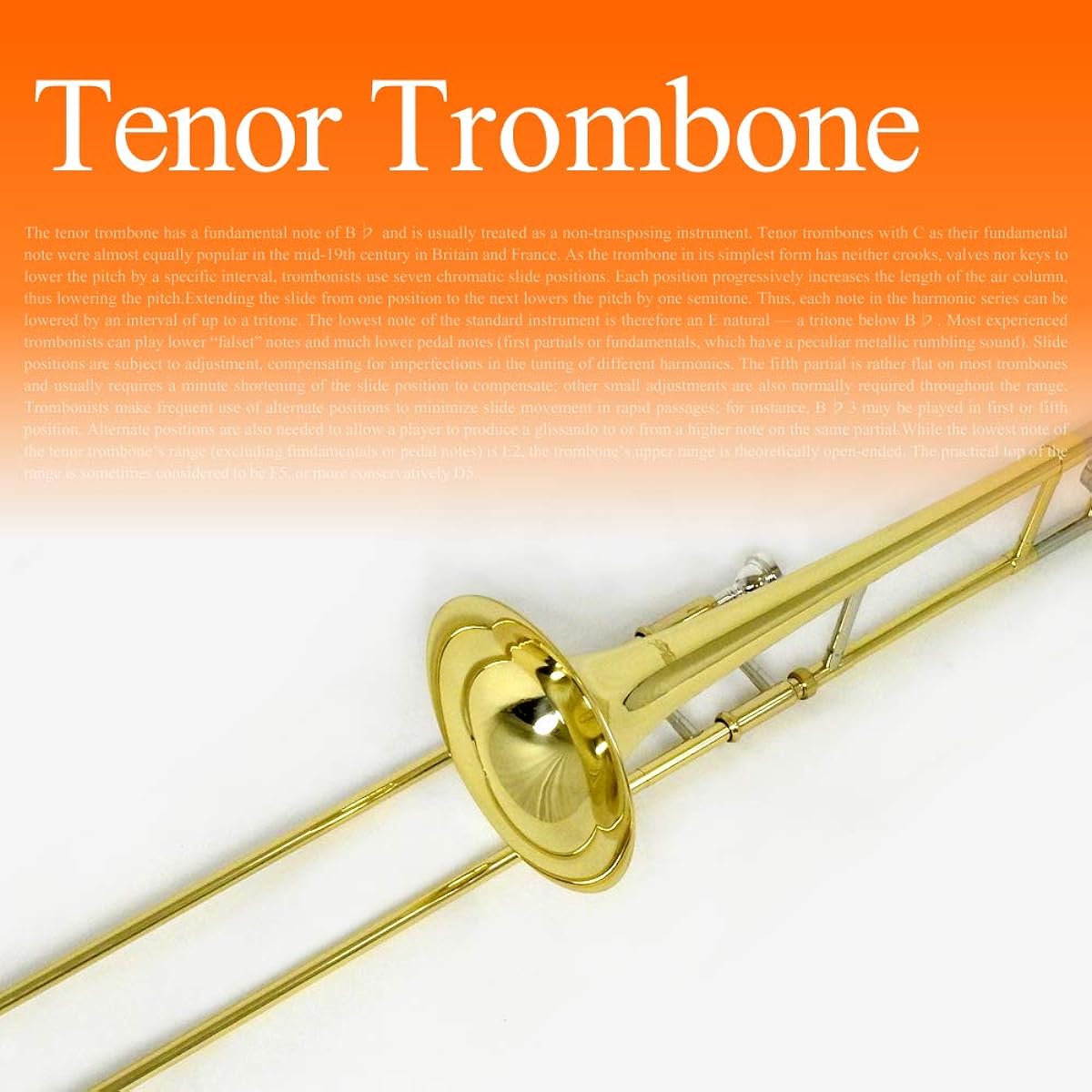 Soleil Tenor Trombone Sakura Musical Instrument Original Beginner Introductory Set