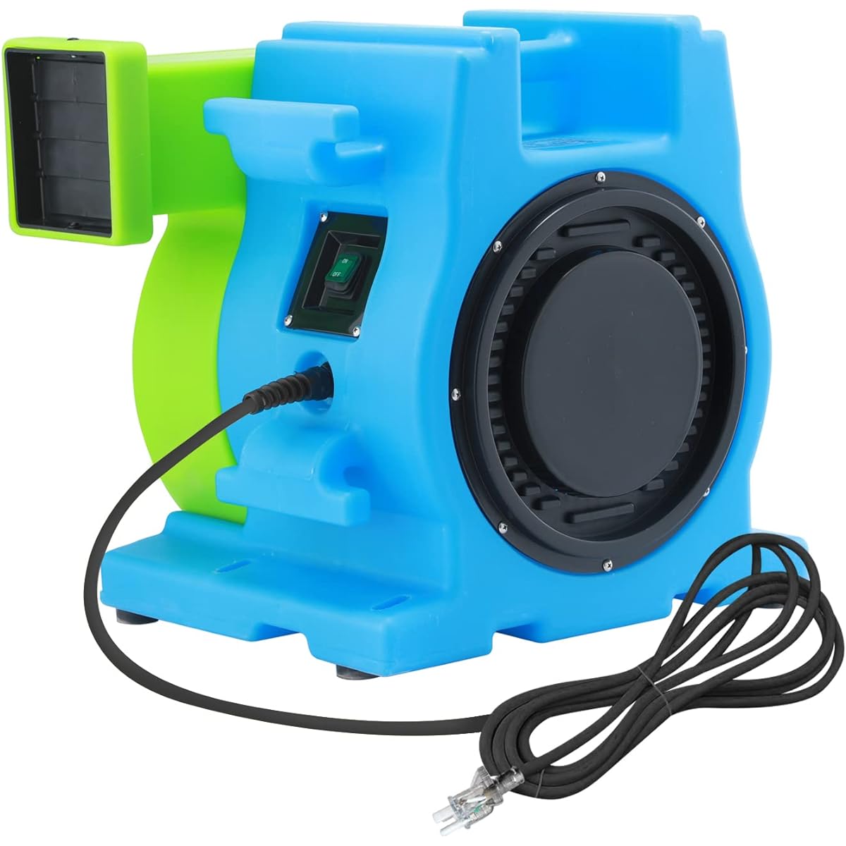 MOUNTO 1.5hp Inflatable Bounce House Blower - Energy Efficient Low Amp Draw Inflatable Blower for Inflatable Bounce Houses, Water Slides, Obstacle Courses, Kids