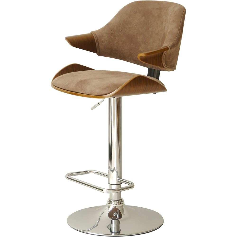 Gart Counter Chair Brown Width 56 x Depth 51 x Height 90~112cm Largo High Chair
