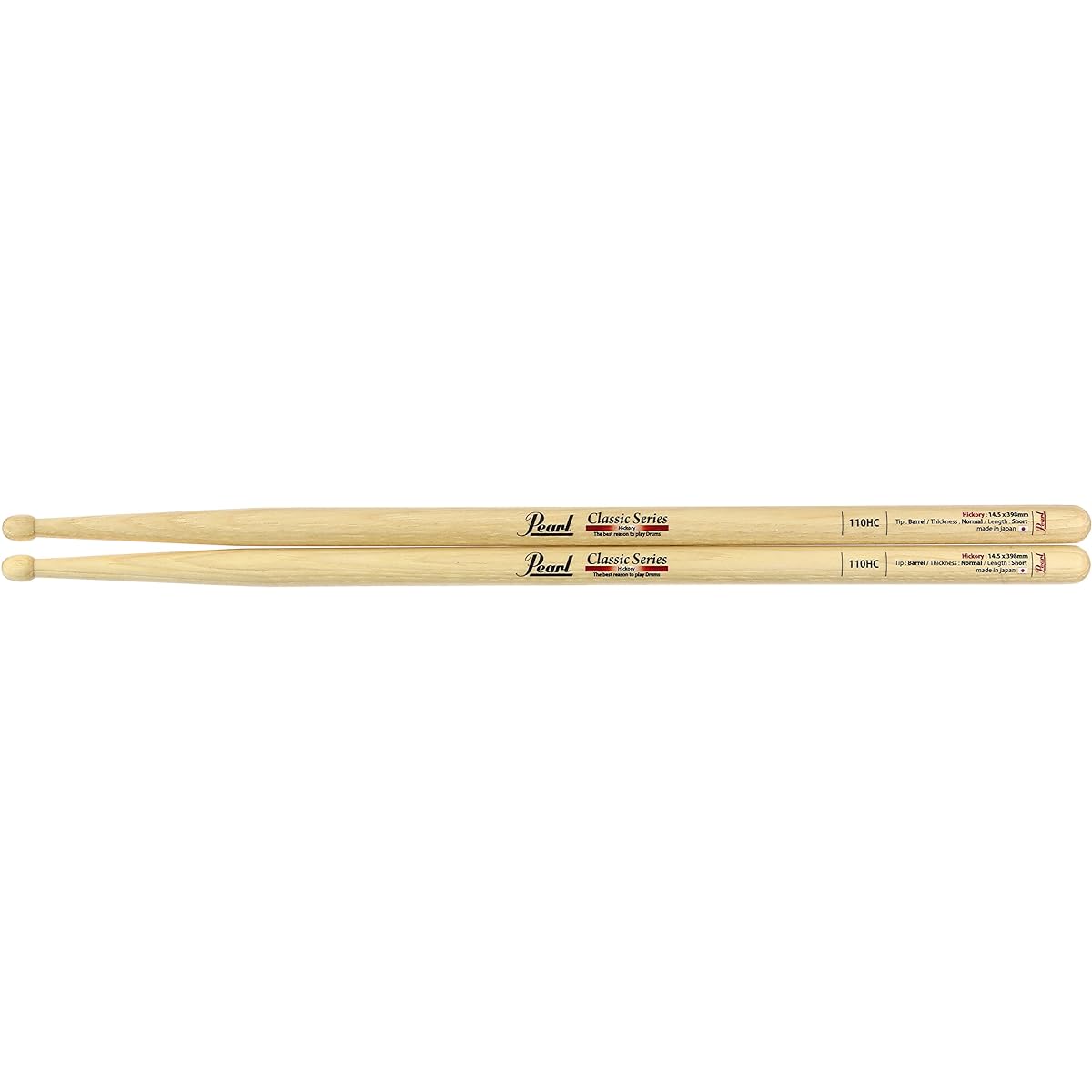 Pearl Drum Twin Pedal REDLINE STYLE P-922 & Drumstick 110HC [Set Purchase]