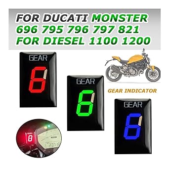 Speed Display Meter Ducati Monster 1100 Monster 821 Monster 696 795 796 797 1200 Diesel Motorcycle Accessories Gear Indicator Speed Gear Display