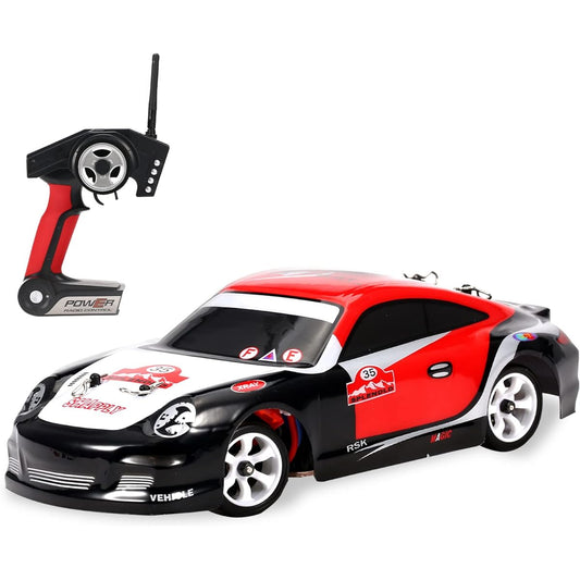 ROWCES K969 RC Drift Car 1/28 RC Car 2.4GHz 4WD 30km/h RC Race Car High Speed Kids Gift RTR with Metal Chassis