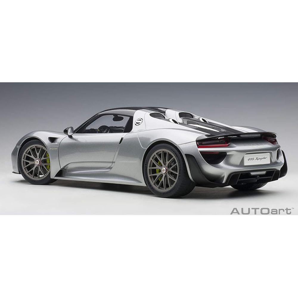 AUTOart 1/12 Porsche 918 Spider Beissach Package Silver Metallic Finished Product