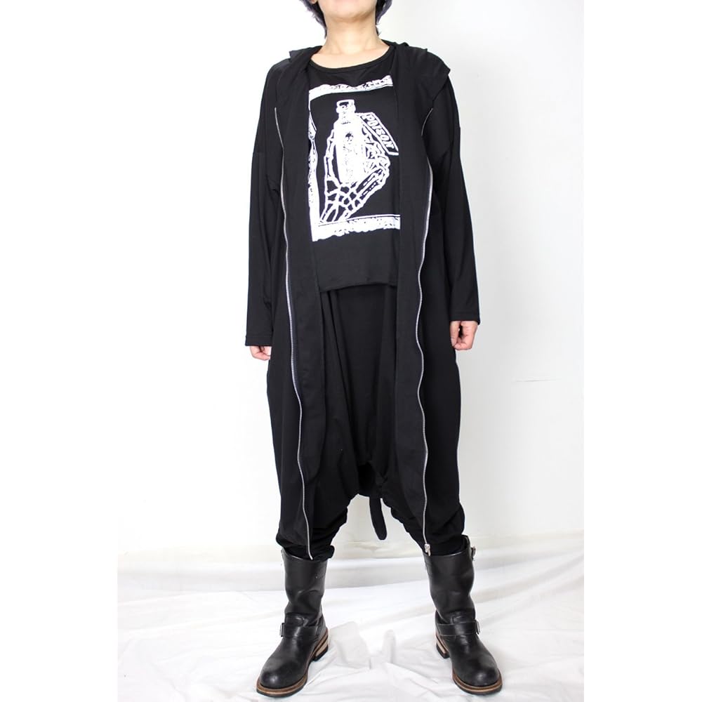 [Rosiate] Cat ears and tail † Long parka † Cat magician † Men's and women's thin cat ears long coat
