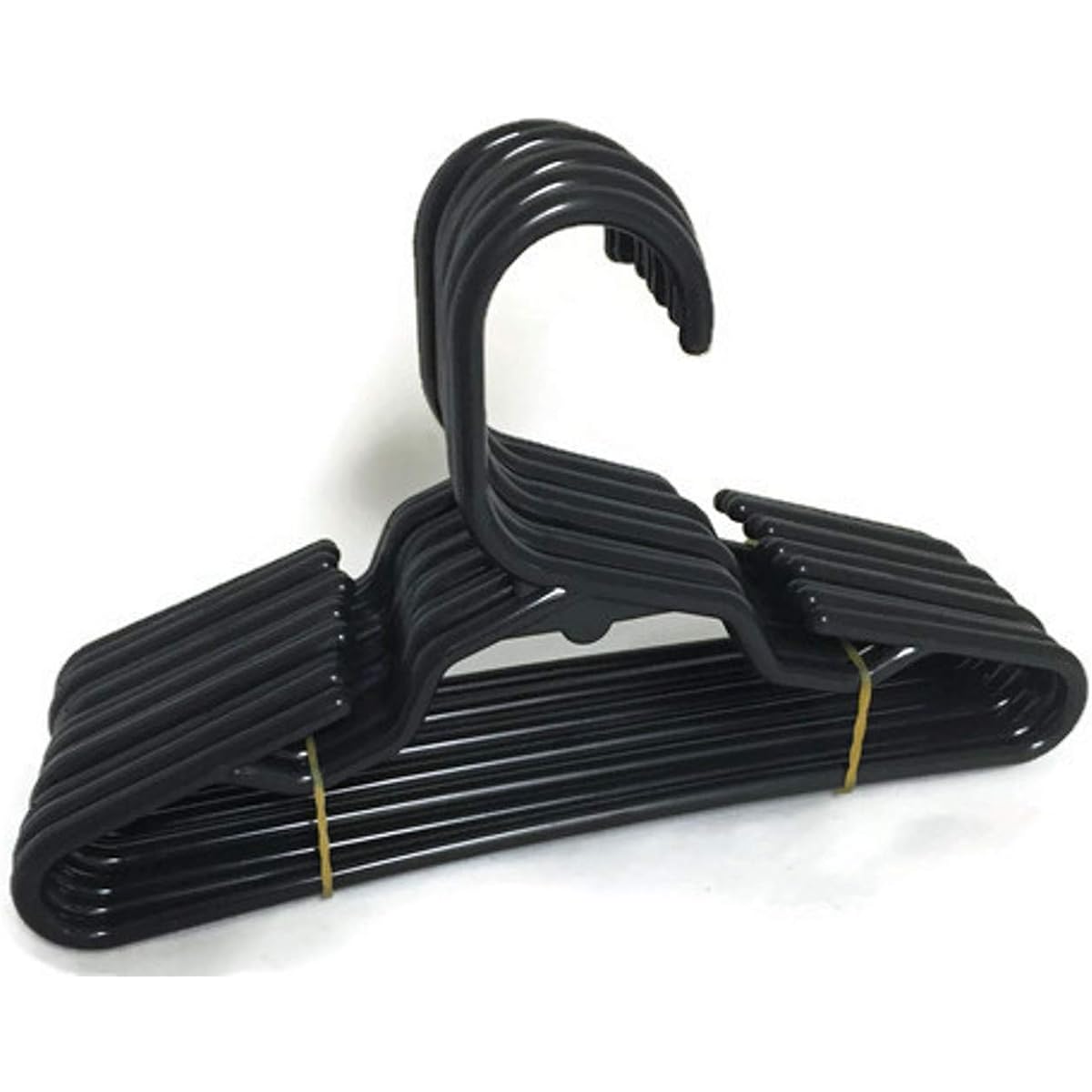 Doll Hangers Set of 12 Black Plastic Hangers for 18 Inch American Girl Doll Clothes Doll Accessories