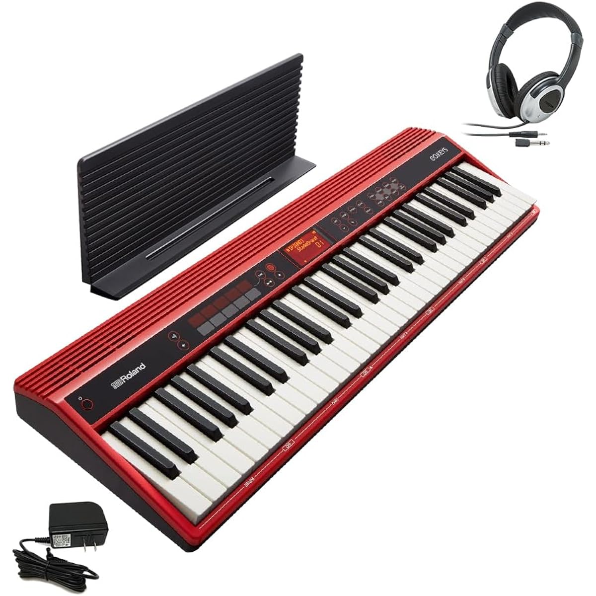 Roland GO-61K Original Music Stand and Headphone Set Portable Keyboard 61 Keys Roland