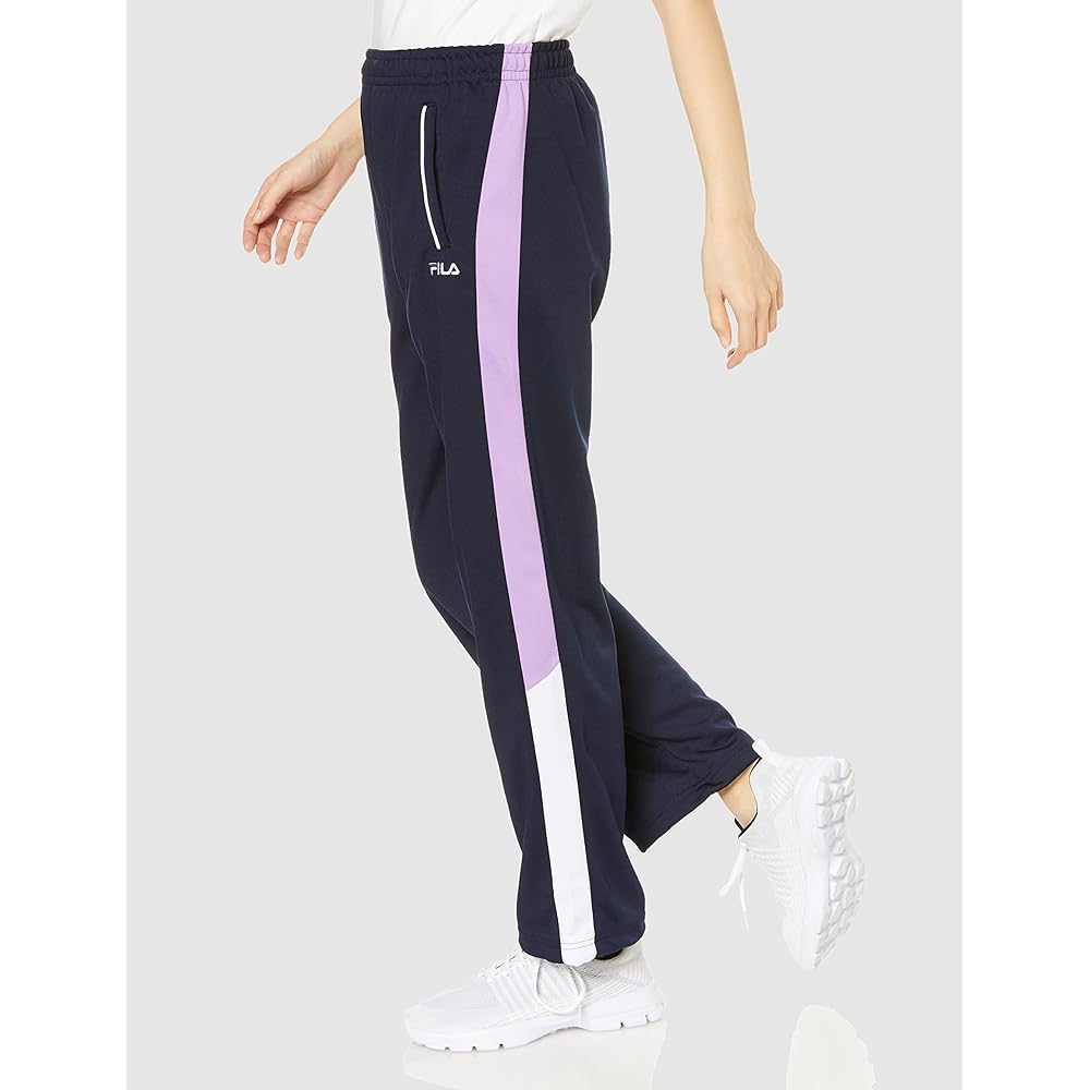 [Fila] Women's Jersey Pants, Bottom, Sideline Sportswear, Training Wear, Long Pants, Running, Gym, Lined Jersey, Track Pants, Long Pants, Brand FL1529-B