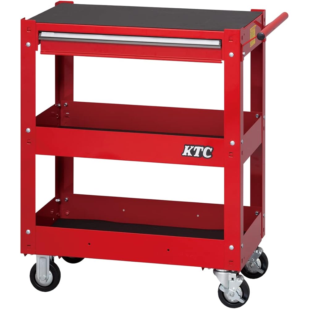 Kyoto Machinery Tools (KTC) Tool Wagon (3 Tiers 1 Drawer) Red SKX2613ST3《2024SK》