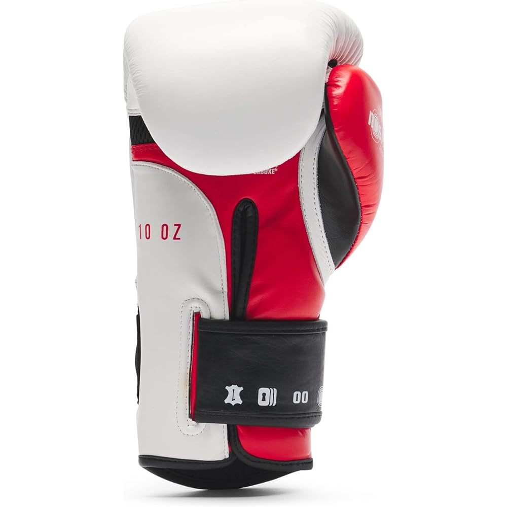 LEONE 1947 Boxing Kickboxing Gloves Unisex [IL TECNICO 3] Buffalo Leather PU Pad Velcro Closure GN113 [Genuine Product]