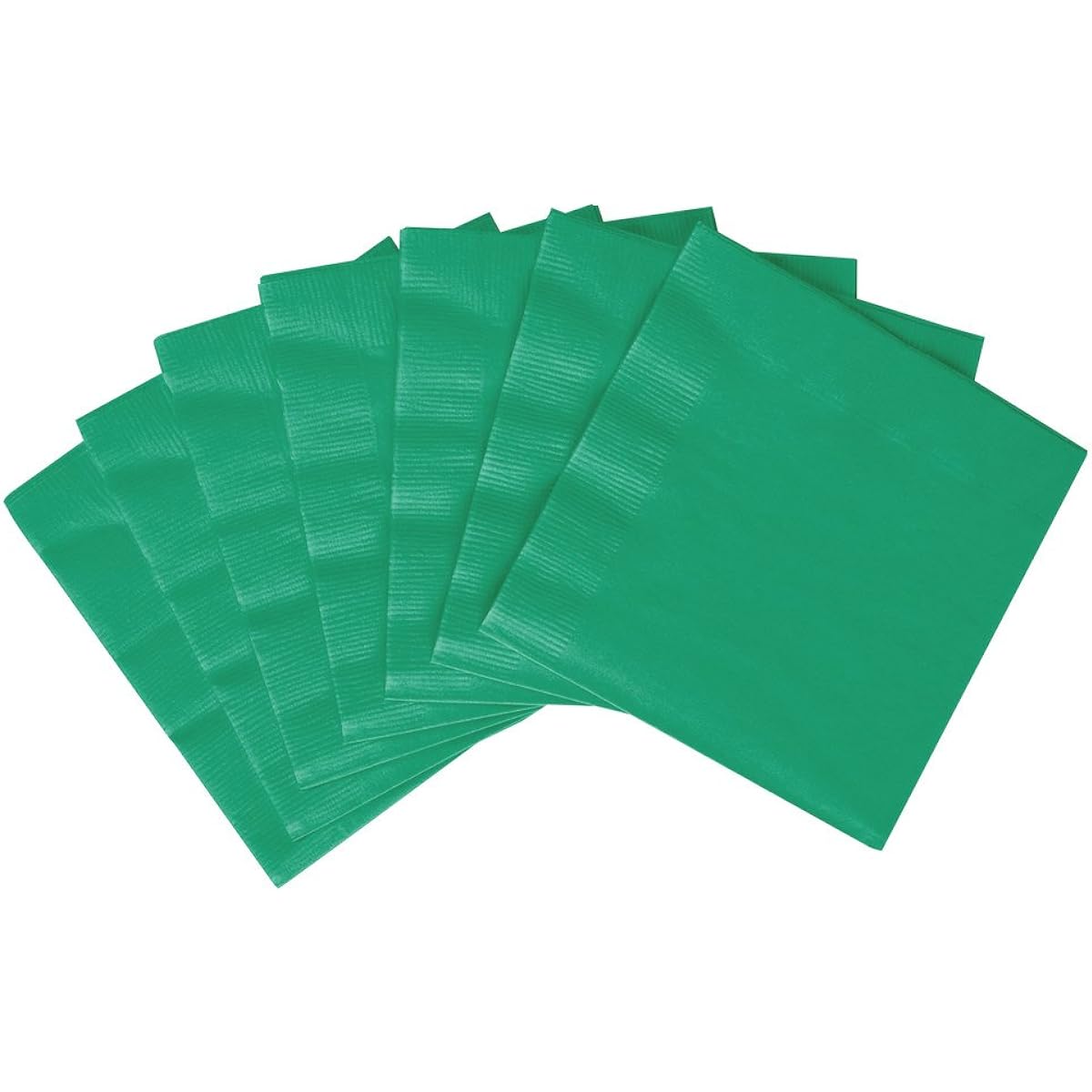 (Green) - Festive Green 3-Ply Beverage Napkins Pack of 50 Party Supply