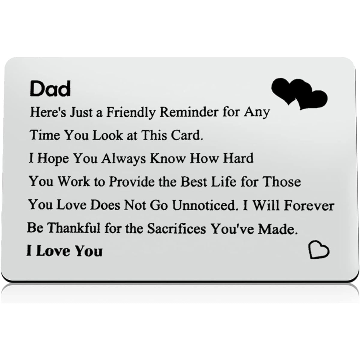 Gifts for Dad, Father's Day Gifts, Engraved Wallet, Insert Cards, Birthday Gifts for Dad, Christmas, Stocking Stuffers, Thanksgiving Gifts for Dad, Father Gifts from Daughter, Son