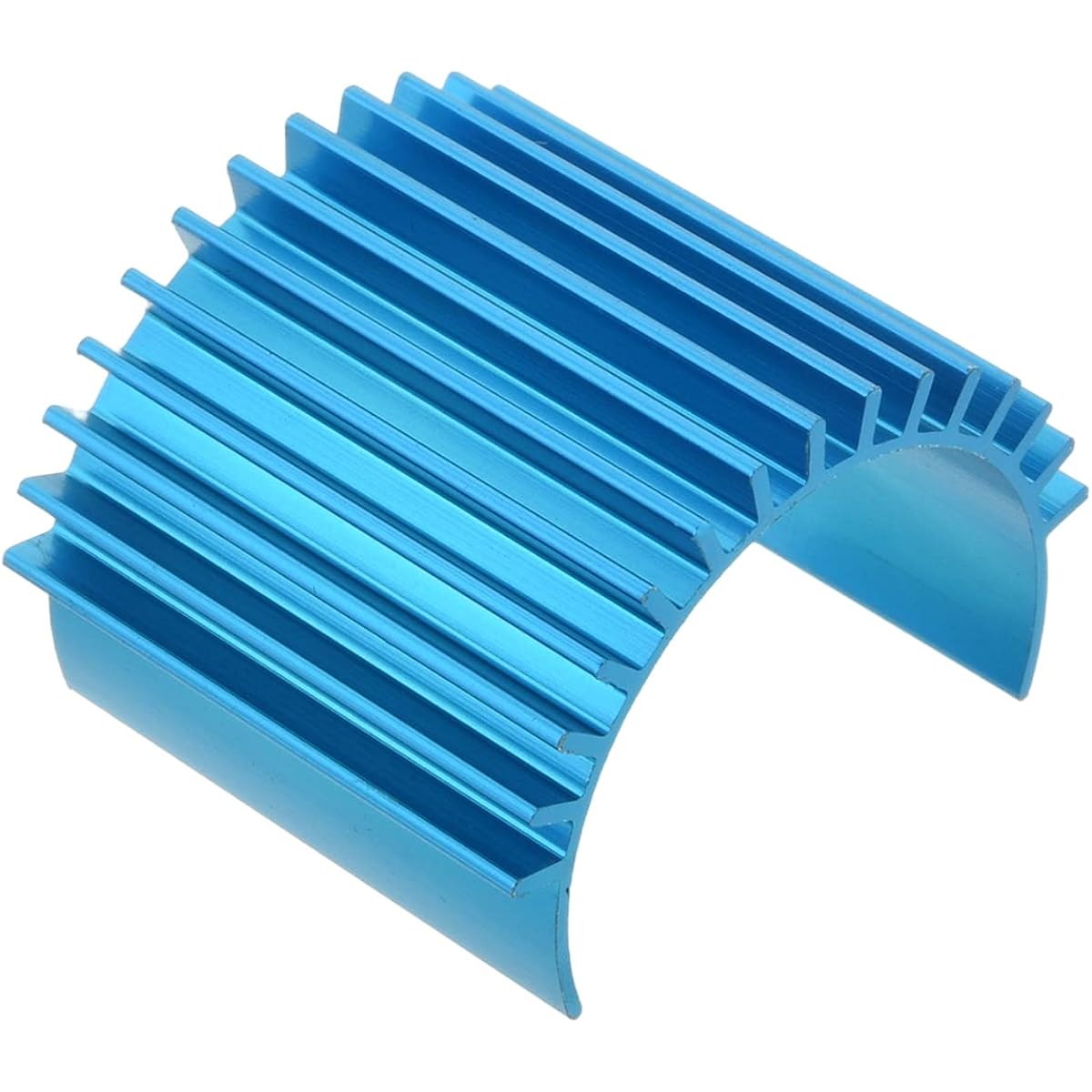 Bettomshin Aluminum Electric Engine Motor Heat Sink Fins Cooling Blue RC 380 390 Size Brushless RC Car Accessories