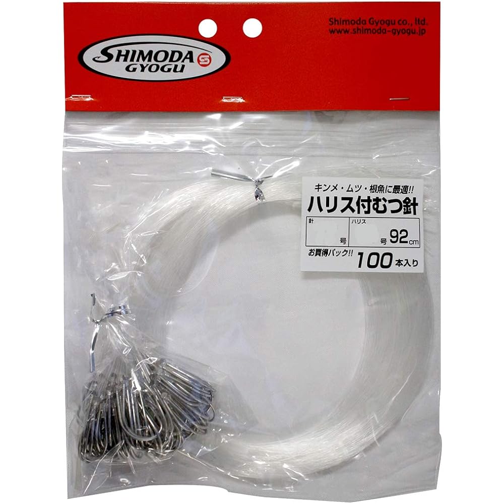 Shimoda Fishing Gear HP Shimoda Type Mutsu Needle with Harris 100 Pieces
