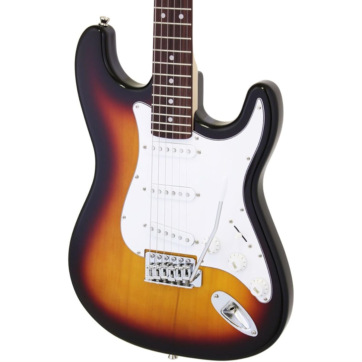 Legend Electric Guitar LST-Z B BK Black Pickguard Black Soft Case Included