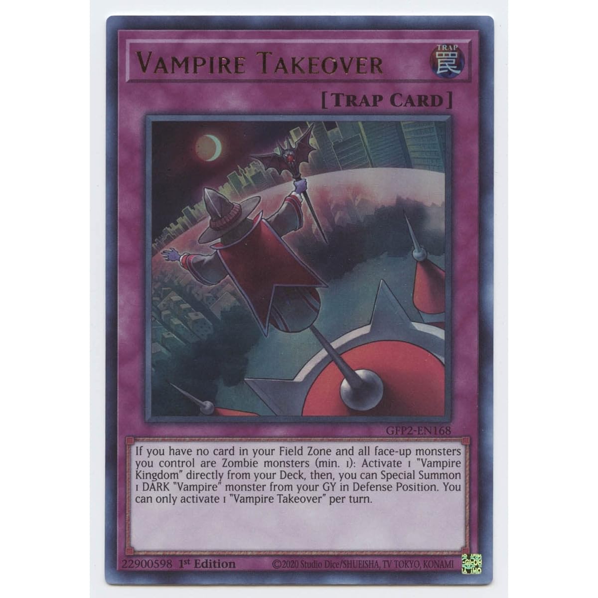 Vampire Takeover-GFP2-EN168-Ultra Rare-First Edition.