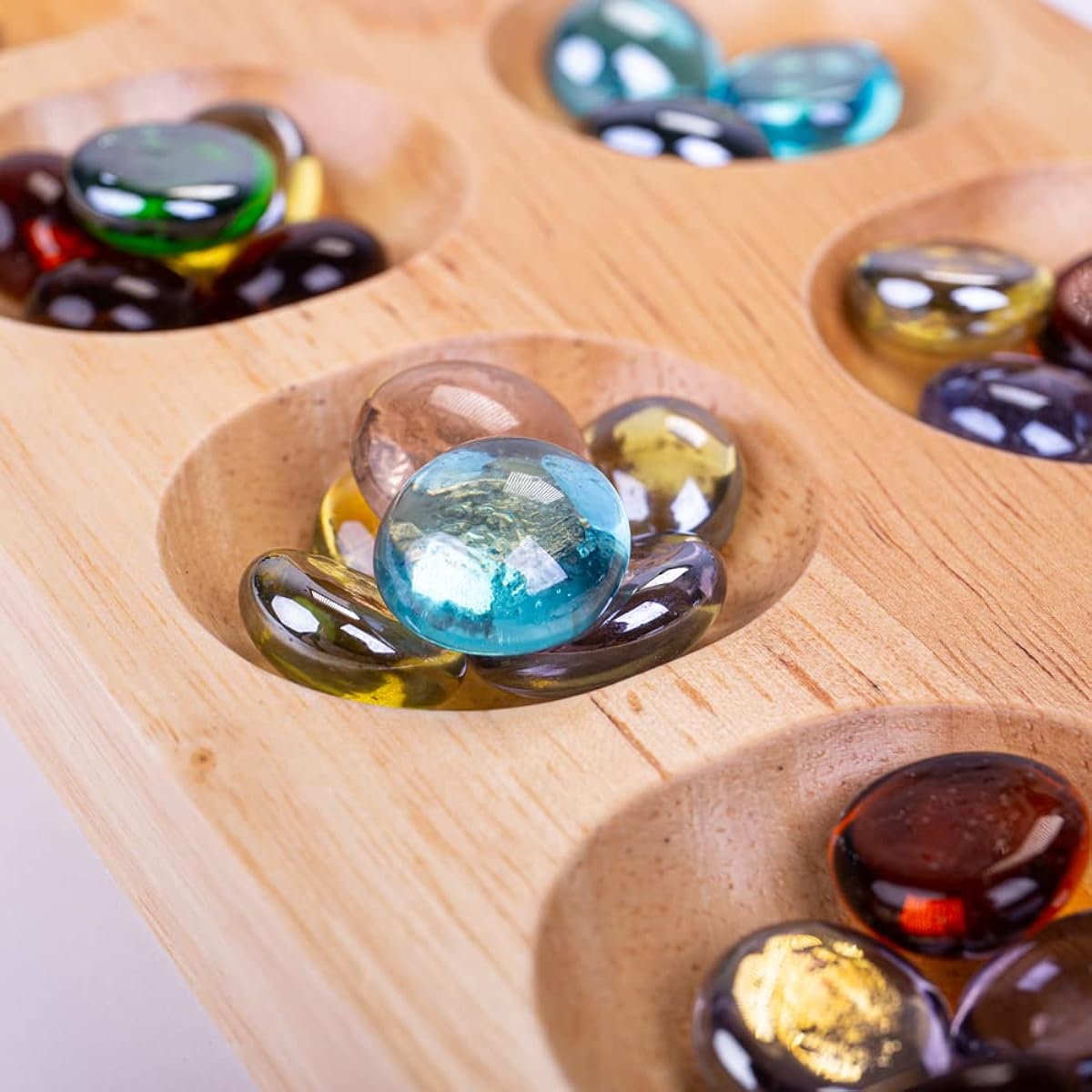 Bigjigs Toys, Mancala Game, Wooden Toys, Board