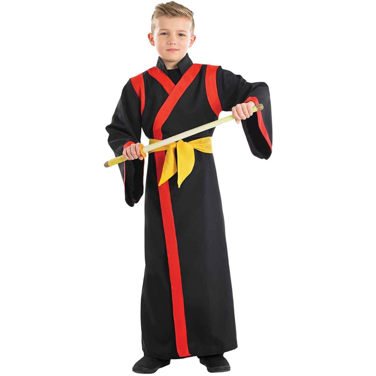 Kids Samurai Boys Costume Boys Ninja Martial Arts Warrior Robe
