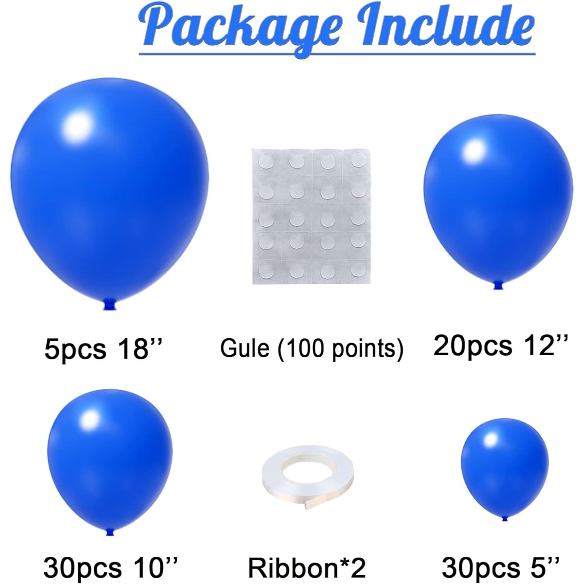 Bonropin Balloon Kit (Royal Blue)