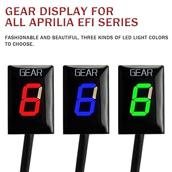 Speed Display Meter Motorcycle Gear Indicator Aprilia ETV 1000 Caponar RS125 RS 125 RSV Mille Tuono RSV4 SL 1000 Falco Shiver 750 Gear Display