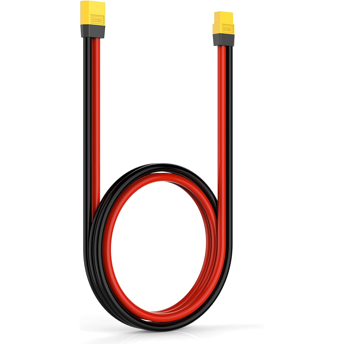 PolyEnergy XT60 Extension Cord 10ft XT60 Female Male for Portable Power Station Solar Panel RC Battery LiPo Battery Pack Portable Power Station 12 Gauge Flexible Silicone Wire Cord