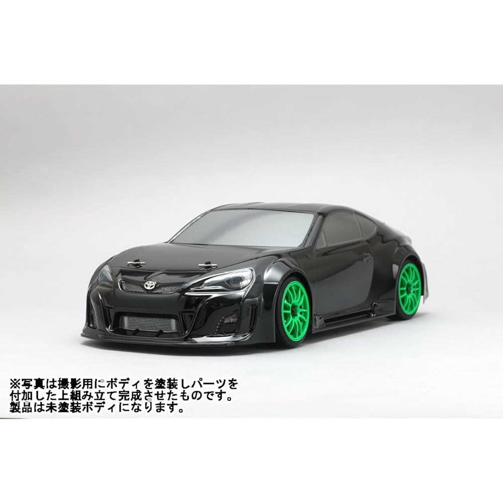 Yokomo M7 ADVAN MAX Orido 86 Drift Car with Light Decal Unpainted Body SD-M786BA
